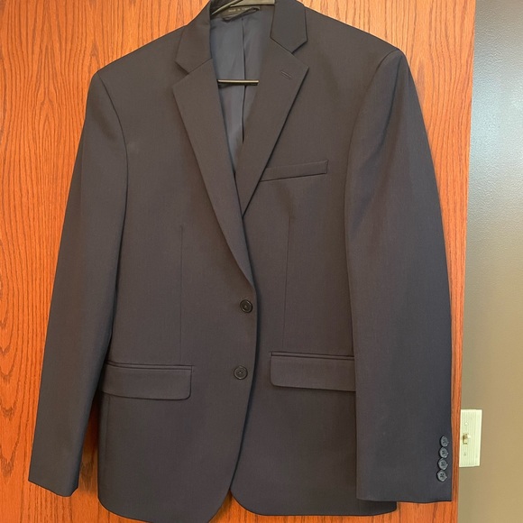 Men’s Van Heusen navy suit jacket/sports coat 40S - Picture 1 of 3